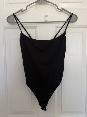 SKIMS Black Bodysuit